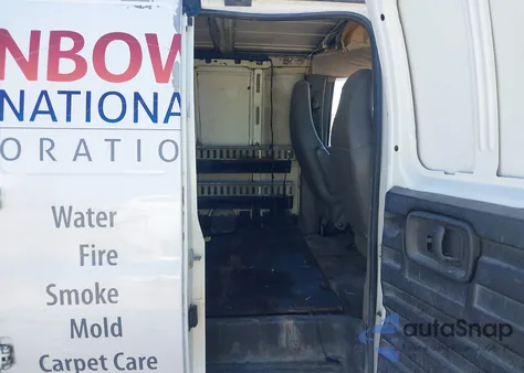 2009 Chevrolet Express 2500 Work Van из США, поврежденный, VIN 1GCGG25C191128487